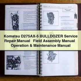 Manuales de Servicio, Reparación, Montaje y Operación - Komatsu D275AX-5