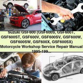 Suzuki GSF600 (GSF600S GSF600T GSF600ST GSF600V GSF600SV GSF600W GSF600SW GSF600X GSF600SX) Motorcycle Workshop Manual de servicio y reparación 1995-1999