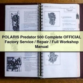 Manual de Servicio Oficial Polaris Predator 500