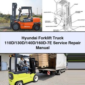 Manual de Servicio y Reparación Hyundai Carretilla Elevadora 110D/130D/140D/160D-7E