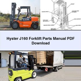 Manual de Piezas para Carretilla Elevadora Hyster J160
