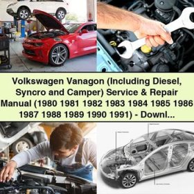Volkswagen Vanagon (Including Diesel Syncro and Camper) Manual de servicio y reparación (1980 1981 1982 1983 1984 1985 1986 1987 1988 1989 1990 1991)-PDF
