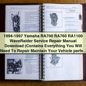 1994-1997 Yamaha RA700 RA760 RA1100 WaveRaider Manual de servicio y reparación ( perfect For Diy)