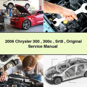 2006 Chrysler 300 300c Srt8 Original Manual de servicio y reparación