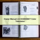 Owner Manual LG CE25H46ET Color Television