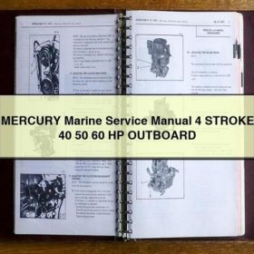 Manual de Servicio MERCURY Marine 4 Tiempos 40-60 HP Fuera de Borda (PDF)