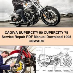 CAGIVA SuperCITY 50 CUPERCITY 75 Manual de servicio y reparación 1995 ONWARD