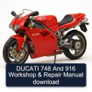 DUCATI 748 And 916 Workshop & Repair Manual download