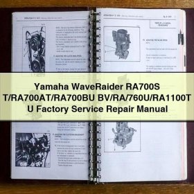 Yamaha WaveRaider RA700S T/RA700AT/RA700BU BV/RA/760U/RA1100T U Factory Manual de servicio y reparación