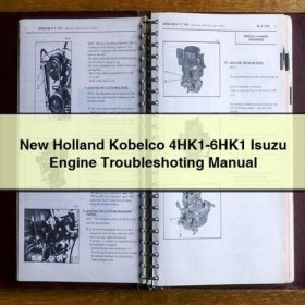 Manual de Solución de Problemas para Motores Isuzu 4HK1-6HK1 de New Holland Kobelco (PDF)