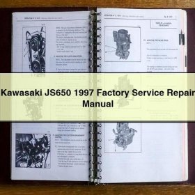 Kawasaki JS650 1997 Factory Manual de servicio y reparación