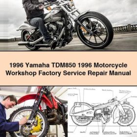 1996 Yamaha TDM850 1996 Motorcycle Workshop Factory Manual de servicio y reparación