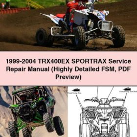 1999-2004 TRX400EX SPORTRAX Manual de servicio y reparación (Highly Detailed FSM Preview)