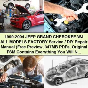 1999-2004 Jeep Grand CHEROKEE WJ All ModelS Factory Service/DIY Repair Manual (Free Preview 347MBs Original FSM )