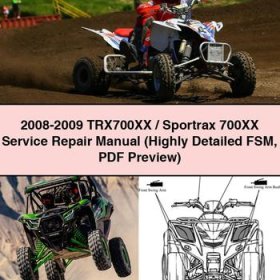 2008-2009 TRX700XX/Sportrax 700XX Manual de servicio y reparación (Highly Detailed FSM Preview)