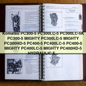 Manual de Servicio y Reparación de Excavadoras Hidráulicas Komatsu PC300-5, PC300LC-5, PC300LC-5K, PC300-5 MIGHTY, PC300LC-5 MIGHTY, PC300HD-5, PC400-5, PC400LC-5, PC400-5 MIGHTY, PC400LC-5 MIGHTY, PC400HD-5