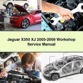 Jaguar X350 XJ 2003-2009 Workshop Manual de servicio y reparación