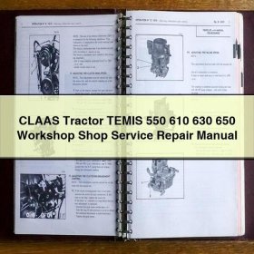 Manual de taller para tractores CLAAS TEMIS 550, 610, 630, 650