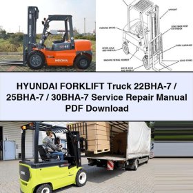 Manual de Servicio y Reparación para Montacargas Hyundai 22BHA-7/25BHA-7/30BHA-7