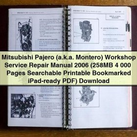 Manual de Taller Mitsubishi Montero 2006