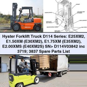 Carretilla Elevadora Hyster Serie D114: E25XM2 E1.50XM (E30XM2) E1.75XM (E35XM2) E2.00XMS (E40XM2S) SN onerror=