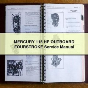 Manual de Servicio Mercury 115 HP Fuera de Borda Cuatro Tiempos