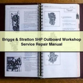 Briggs & Stratton 5HP Outboard Workshop Manual de servicio y reparación Download PDF