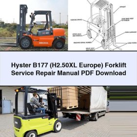 Manual de Servicio y Reparación de la Carretilla Elevadora Hyster B177 (H2.50XL Europe)