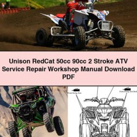 Unison RedCat 50cc 90cc 2 Stroke ATV Service Repair Workshop Manual
