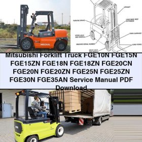 Manual de Servicio Mitsubishi Carretilla Elevadora FGE10N-FGE35AN (PDF)