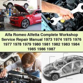 Alfa Romeo Alfetta Manual completo de servicio y reparación del taller 1973 1974 1975 1976 1977 1978 1979 1980 1981 1982 1983 1984 1985 1986 1987
