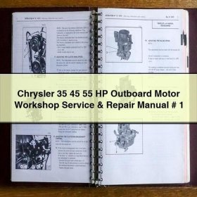 Chrysler 35 45 55 HP Outboard Motor Workshop Manual de servicio y reparación # 1