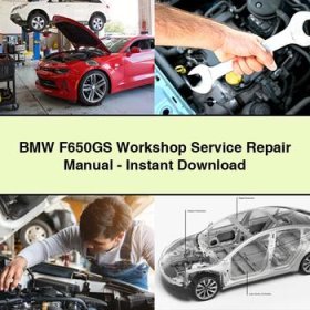 BMW F650GS Workshop Manual de servicio y reparación-PDF