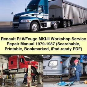 Renault R18/Feugo MKI-II Workshop Manual de servicio y reparación 1979-1987 (Searchable Bookmarked iPad-ready)