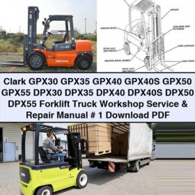 Manual de Servicio y Reparación de Carretillas Elevadoras Clark GPX/DPX
