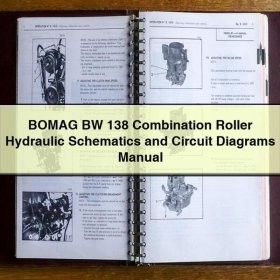 Manual de Esquemas Hidráulicos y Diagramas de Circuito para Rodillo Combinado BOMAG BW 138 (PDF)