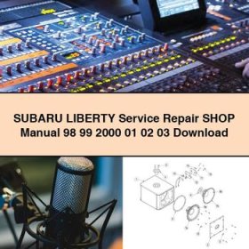 SUBARU LIBERTY Service Repair Shop Manual 98 99 2000 01 02 03