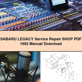 SABARU LEGACY Service Repair Shop 1992 Manual