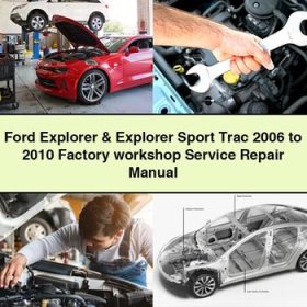 Ford Explorer & Explorer Sport Trac 2006 to 2010 Factory Workshop Manual de servicio y reparación
