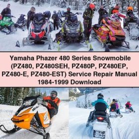 Yamaha Phazer 480 Series Snowmobile (PZ480 PZ480SEH PZ480P PZ480EP PZ480-E PZ480-EST) Manual de servicio y reparación 1984-1999