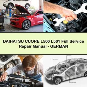 DAIHATSU CUORE L500 L501 Full Manual de servicio y reparación-GERMAN