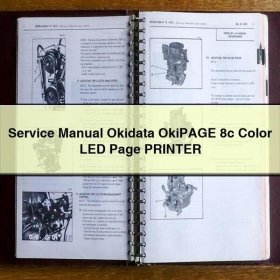 Manual de servicio y reparación Okidata OkiPAGE 8c Color LED Page PRINTER
