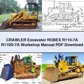 Manual de Taller - Excavadora de Cadenas ROBEX R110-7A / R110D-7A