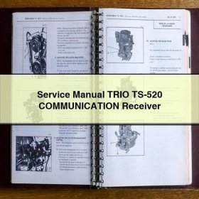 Manual de servicio y reparación TRIO TS-520 COMMUNICATION Receiver