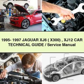 1995- 1997 JAGUAR XJ6 ( X300) XJ12 CAR Technical Guide/Manual de servicio y reparación