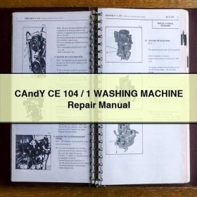 CAndY CE 104/1 WASHING MACHINE Repair Manual