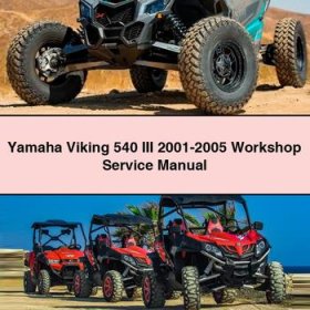 Yamaha Viking 540 III 2001-2005 Workshop Manual de servicio y reparación