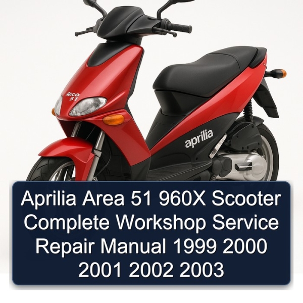 Aprilia Area 51 960X Scooter Complete Workshop Service Repair Manual 1999 2000 2001 2002 2003