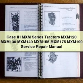 Manual de Servicio y Reparación para Tractores Case IH Serie MXM