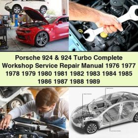 Porsche 924 & 924 Turbo Manual completo de servicio y reparación del taller 1976 1977 1978 1979 1980 1981 1982 1983 1984 1985 1986 1987 1988 1989